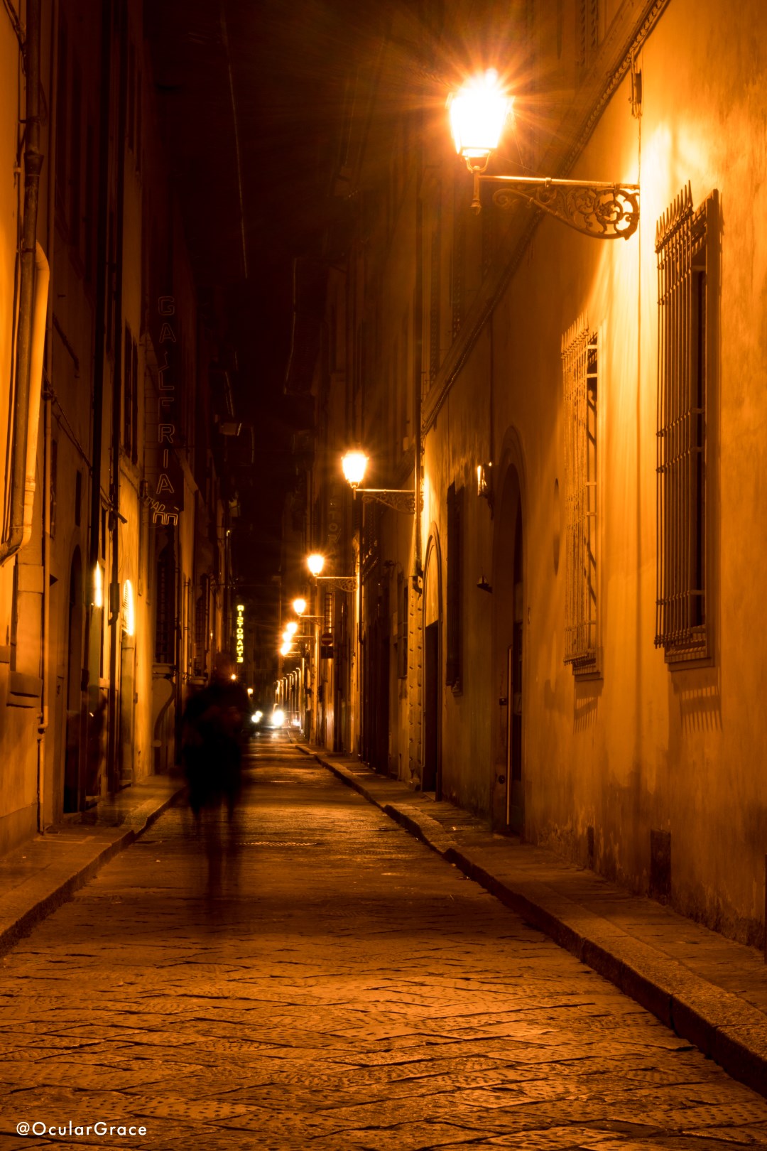 Night Time Street in Florence